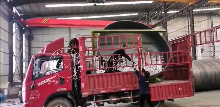 3米圆盘造粒机发往河北保定