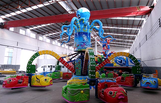 自控章鱼游乐设备