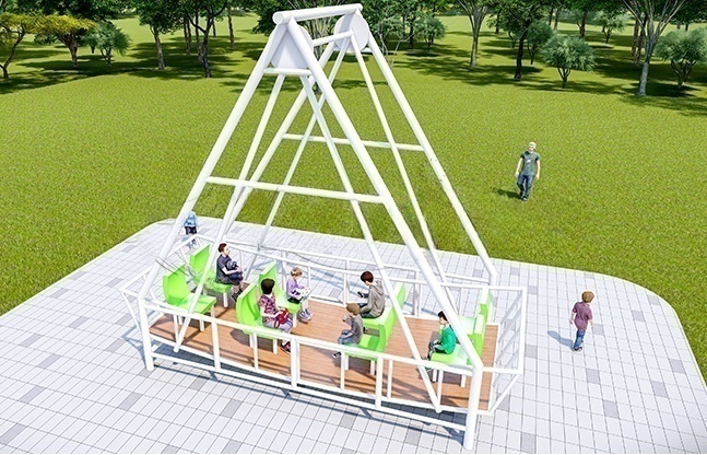 无动力海盗船游乐设备