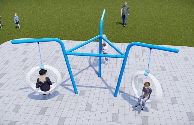 月亮秋千游乐设备