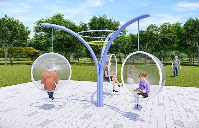泡泡秋千游乐设备