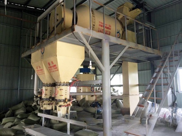 四川成都玻化微珠保温砂浆生产线装机现场