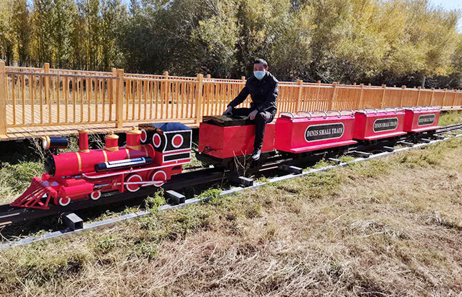 网红骑乘小火车