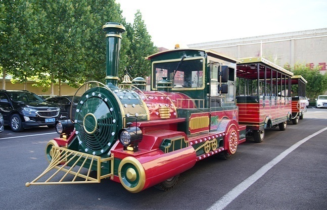 复古无轨小火车