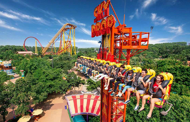 跳楼机大型游乐设备