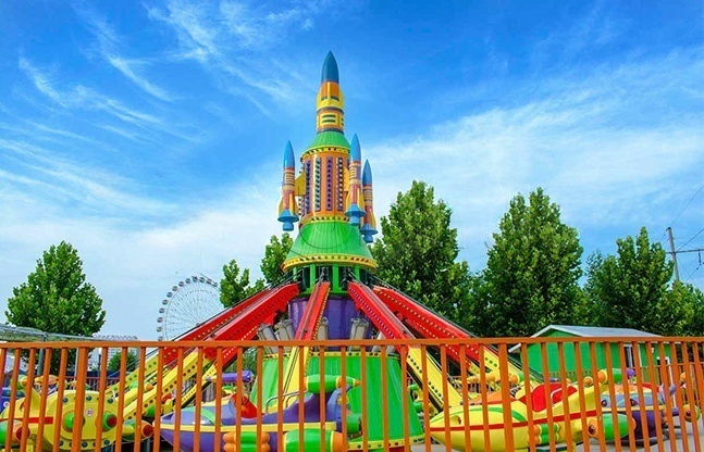 游乐场旋转飞机