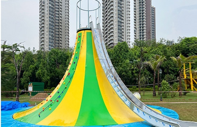 火山攀岩无动力设备