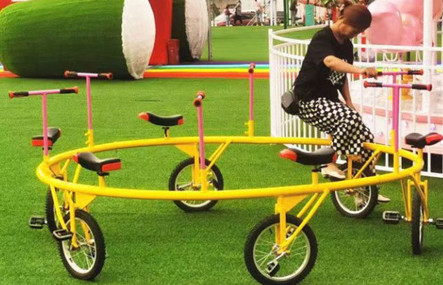 六人转盘自行车