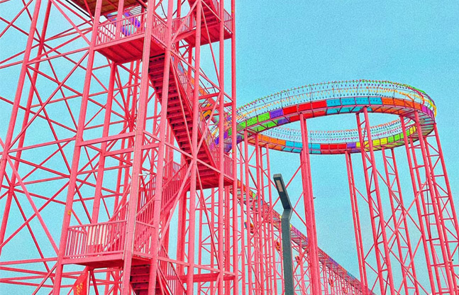 无动力玻璃滑道