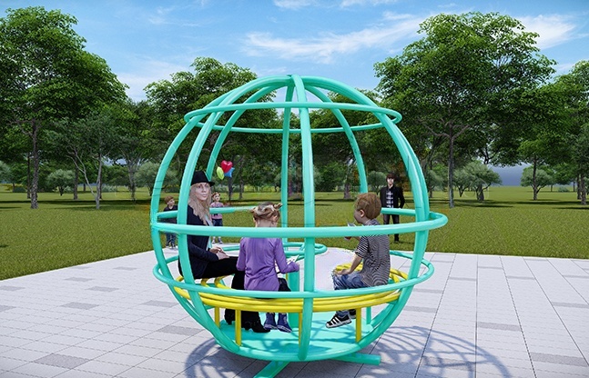 地球仪游乐设备