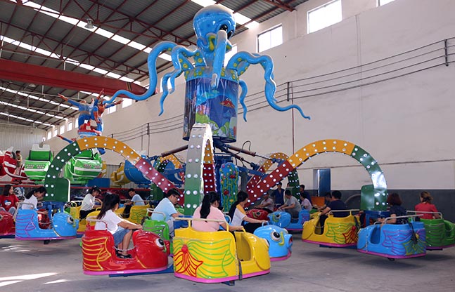 自控章鱼游乐设备