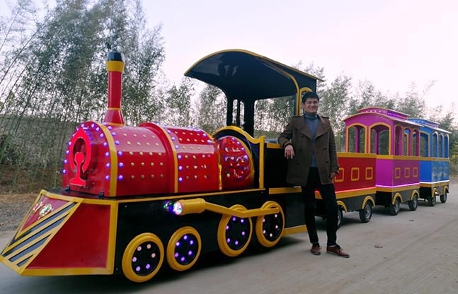 电瓶无轨观光小火车