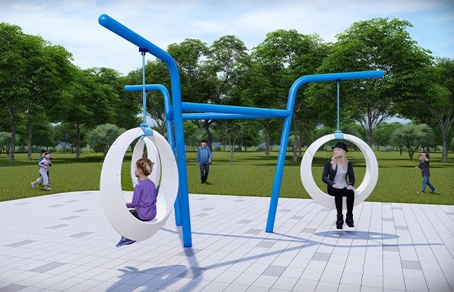 月亮秋千游乐设备