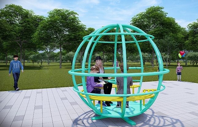 地球仪游乐设备