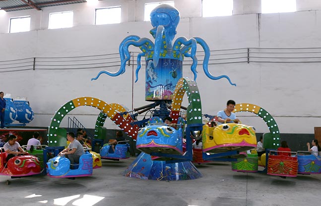 自控章鱼游乐设备